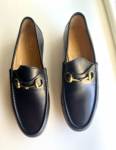 Gucci horsebit black leather - horsebit,
