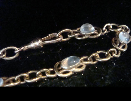 Edwardian 9ct rose gold lovers