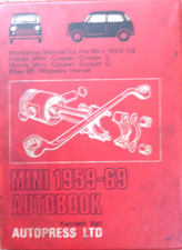 Autopress Workshop Manual for Mini inc Riley Elf & Wolseley Hornet 1959 - 1969