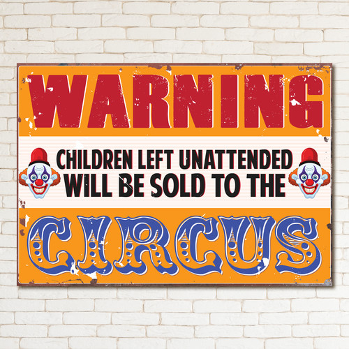 Children sold the circus - to,