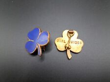Vintage Girlguiding Annual Trefoil 4th year badge metal + enamel GG22