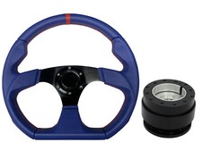 Blue Aftermarket D1 Steering Wheel Quick Release boss BKB for VW VOLKSWAGEN