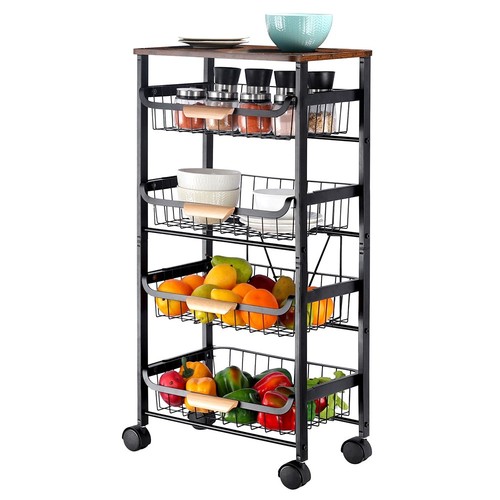 Black tier pull out kitchen - 5, pull-out