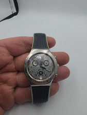 swatch irony chronograph watch