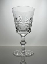 EDINBURGH CRYSTAL Star Of Edinburgh Water Goblet Wine Glass | 6 3/8” High 8 Oz