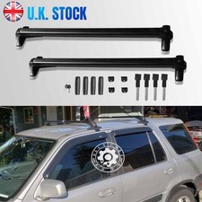 2x Top Roof Rack Cross Bar Luggage Carrier W/ Lock For Honda	CR-V CRV 1997-2001