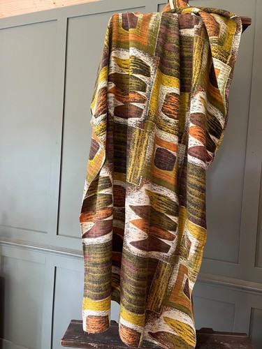 Vintage barkcloth fabric - barkcloth,