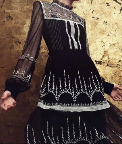 Zara black white - black,