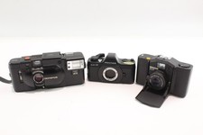 Compact Point & Shoot Film Cameras Olympus, Minox & Pentax x 3