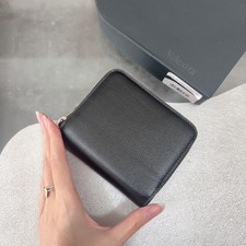 Valextra Black Calf Leather