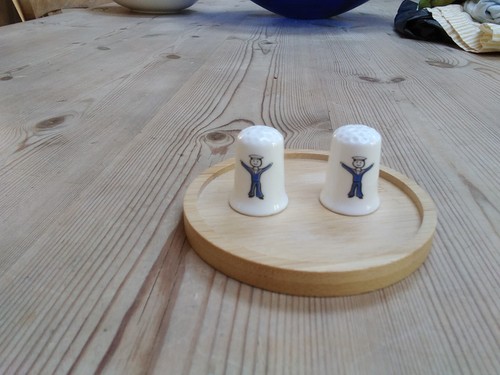 Ceramic thimbles with - 2, x