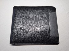 Timberland Black Genuine Leather Wallet Bifold  Card Holder ID bag