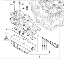 BMW Genuine E46 M3 S54 Engine Vanos Filter + Seals Kit 1401971 1318659 1403325