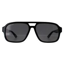 Gucci Sunglasses GG1342S 001 Black Smoke