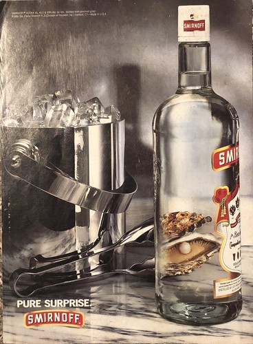 1994 smirnoff vodka print - 1994,
