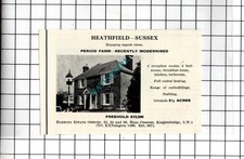 Heathfield Sussex Farm - 1967 SMALL House Sale Advert
