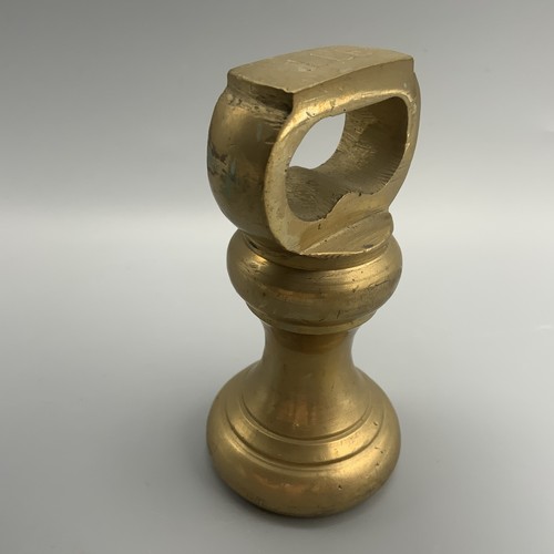 Vintage brass 1lb one pound - 1lb,