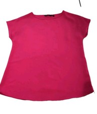 3 X Simon Jersey Work wear Size 6 FB4970 Cerise Blouses