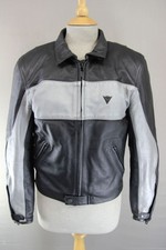 DAINESE BLACK & SILVER LEATHER