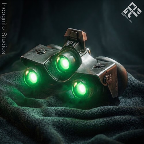 Night vision goggles cosplay - night,
