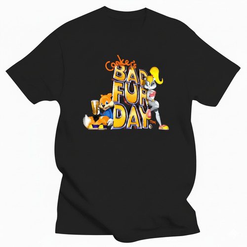 Conkers bad fur day - fur, t-shirt