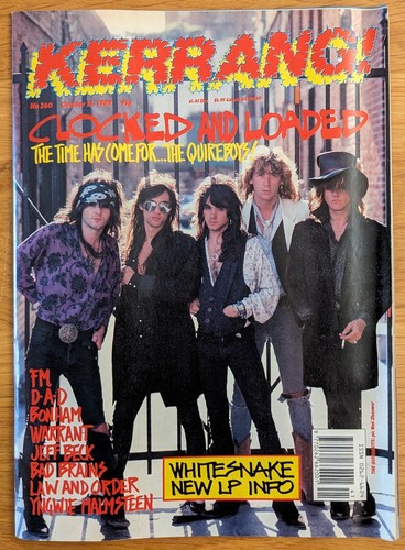 Quireboys kerrang issue 260 - kerrang!,