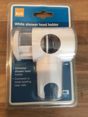 White shower head - holder,