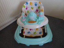 Adjustable baby walker cradle first step push activity music ride on car melody