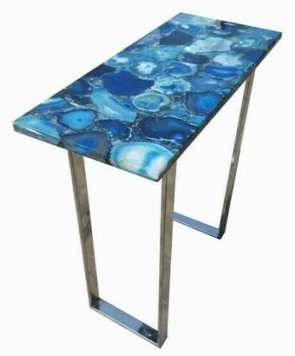 Natural blue agate - 36",