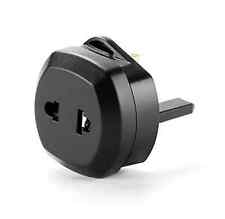 EU Euro 2 Pin to UK 3 Pin Plug AC Universal Travel Converter European Adapter-UK