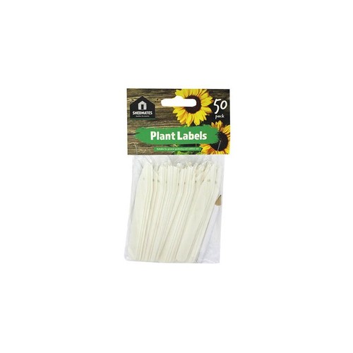 Plant labels white markers - 50,