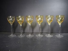 Set of 6 Vintage Yellow with
