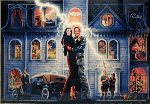 Addams family pinball rubber - pinball,