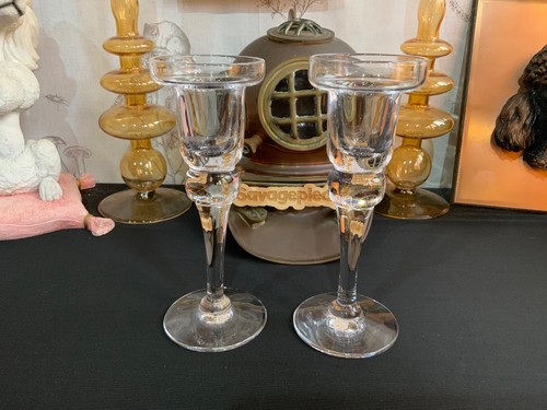 Pair royal doulton glass - royal,