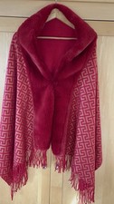 Women’s Red Wrap/ Shawl Faux