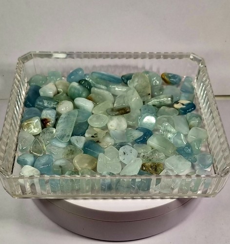 Aquamarine crystal stone - aquamarine, gems