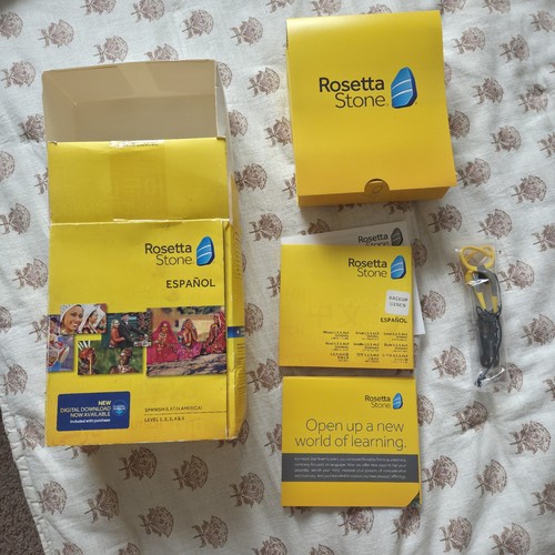 Rosetta stone spanish - rosetta, (lat