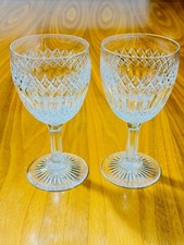 Vintage cut crystal wine - wine, /