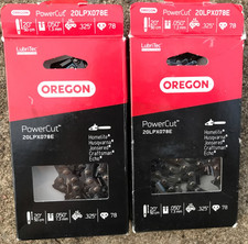 2X Oregon 20LPX078 Chains 20", .050" (1.3mm) .325", 78 Drive Links (MINOR MARKS)