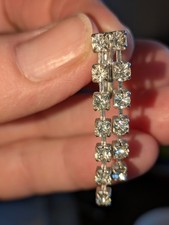 Vintage Diamonte Drop Earrings