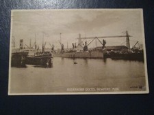 Postcard alexandra docks - postcard,
