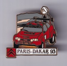 RARE PINS PIN'S .. AUTO CAR RALLYE PARIS DAKAR 4X4 TEAM CITROEN MICHELIN 93 ~FL