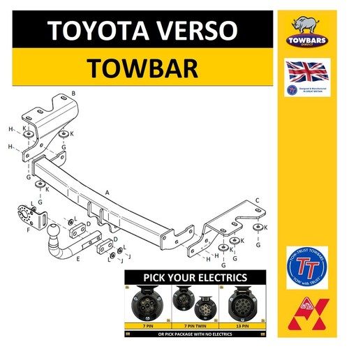 Swan neck towbar - towbar, verso