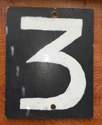 Hand made cricket scoreboard
