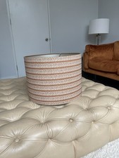 New Porta Romana Lamp Shade Coral Orange Ivory White Height 30 Cm Coll SW6