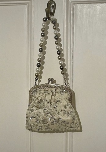 Next cream satin beaded - beaded, sequin