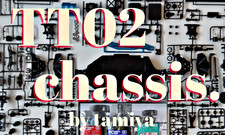 brand-new genuine Tamiya TT-02 chassis kit (no motor, no wheels, no electronics)