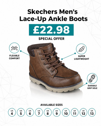 Boys skechers lace - lace, ultra