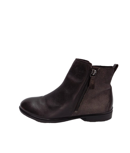 Brown leather boots ecco - leather,