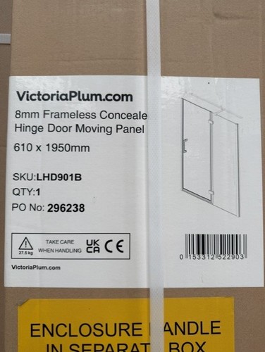 Frameless concealed hinged - concealed,